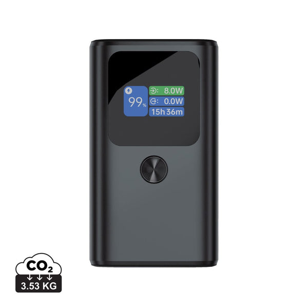 Powerbank tascabile 10.000 mAh 55W Urban Vitamin Campbell grigio - personalizzabile con logo