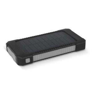 Powerbank Venture 8.000 mAh - Plastica riciclata Nero - personalizzabile con logo