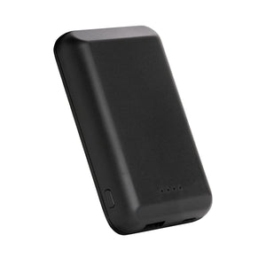 Powerbank wireless 5W magnetica 5.000 mAh nero - personalizzabile con logo