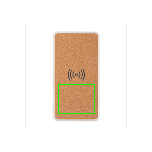 Powerbank wireless 8000 mAh in sughero e grano Colore: marrone €31.12 - P322.219