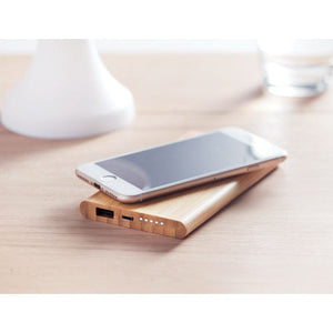 Powerbank wireless beige - personalizzabile con logo