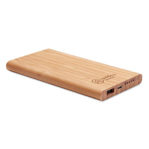 Powerbank wireless beige - personalizzabile con logo