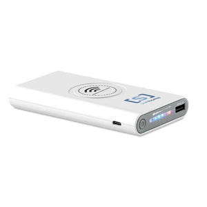 Powerbank wireless con hub - personalizzabile con logo
