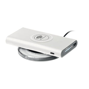 Powerbank wireless con hub - personalizzabile con logo