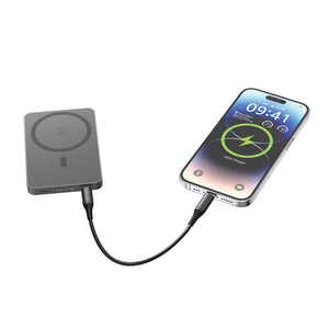 Powerbank wireless magnetica 5000mAh 15W Urban Vitamin Marin - personalizzabile con logo