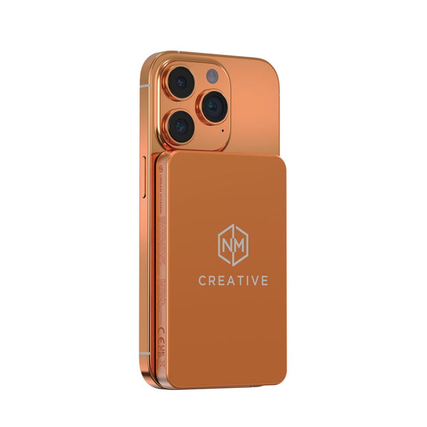 Powerbank wireless magnetica 5000mAh 15W Urban Vitamin Marin - personalizzabile con logo