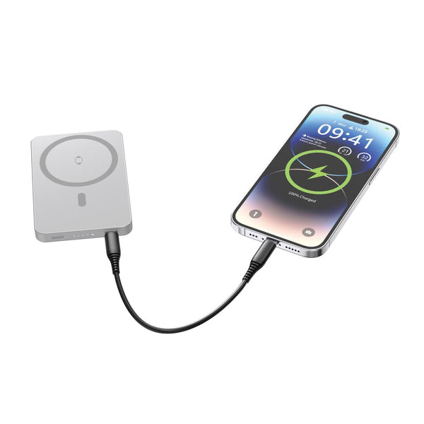 Powerbank wireless magnetica 5000mAh 15W Urban Vitamin Marin - personalizzabile con logo