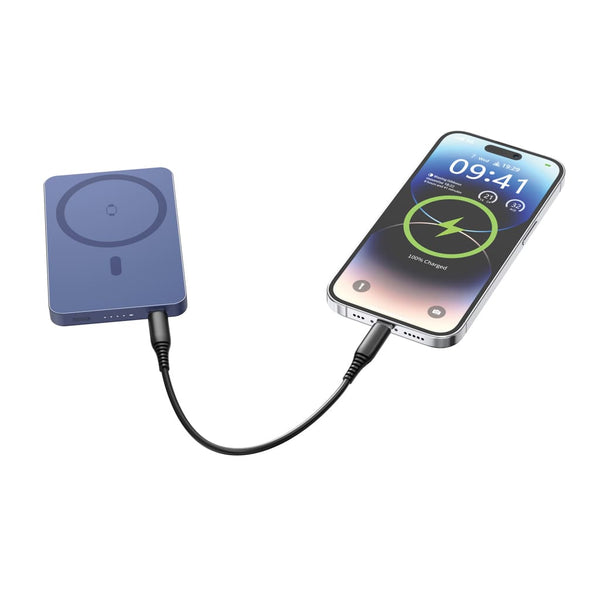 Powerbank wireless magnetica 5000mAh 15W Urban Vitamin Marin - personalizzabile con logo