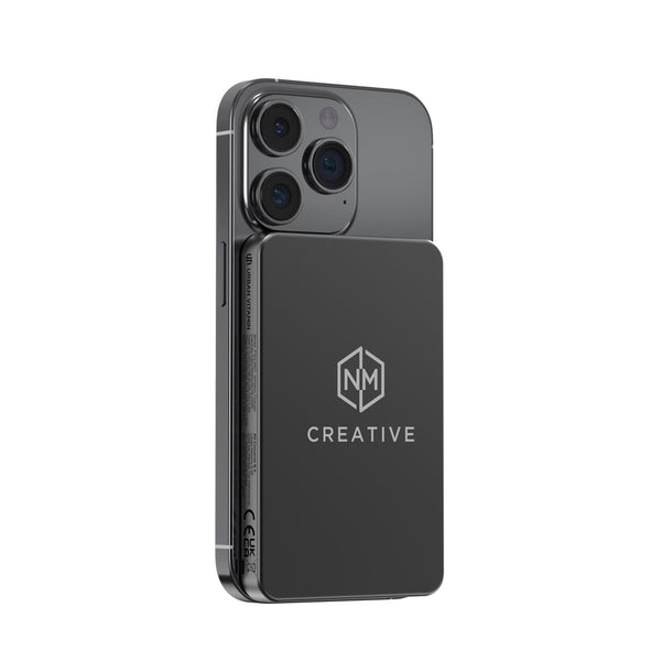 Powerbank wireless magnetica 5000mAh 15W Urban Vitamin Marin - personalizzabile con logo