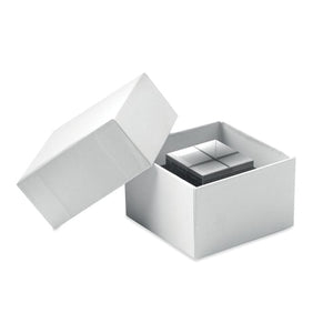 Premio cubo in vetro Trasparente - personalizzabile con logo
