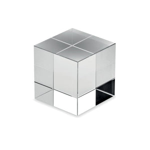 Premio cubo in vetro Trasparente - personalizzabile con logo