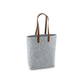 Premium Felt Tote grigio - personalizzabile con logo