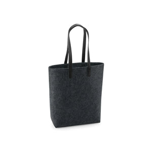 Premium Felt Tote marrone - personalizzabile con logo