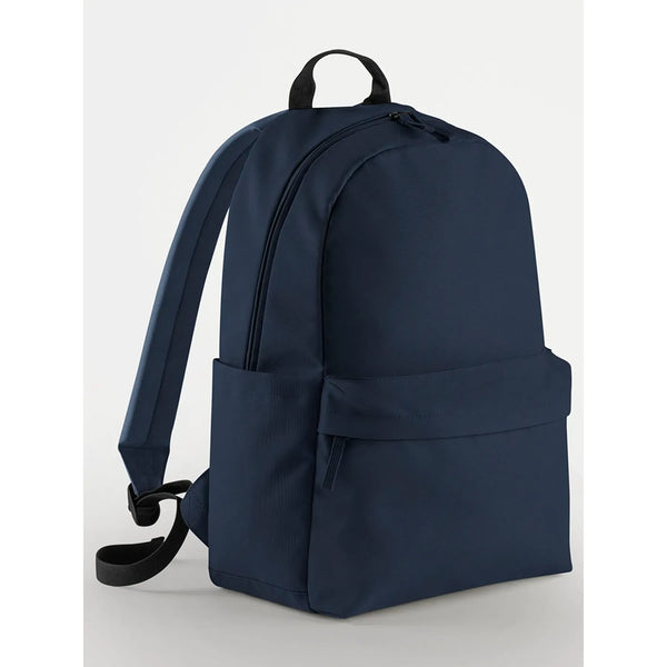 Premium Recycled Backpack blu - personalizzabile con logo