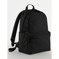 Premium Recycled Backpack nero - personalizzabile con logo