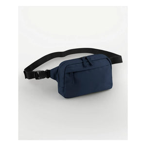 Premium Recycled Cross Body Bag blu - personalizzabile con logo