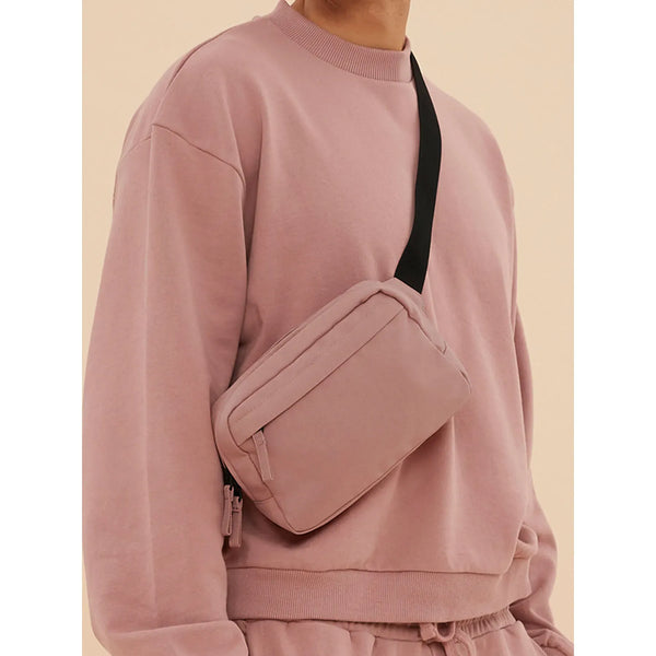 Premium Recycled Cross Body Bag - personalizzabile con logo