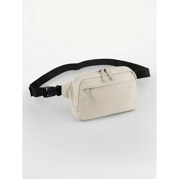 Premium Recycled Cross Body Bag natural stone - personalizzabile con logo