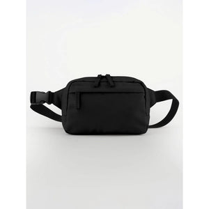 Premium Recycled Cross Body Bag nero - personalizzabile con logo