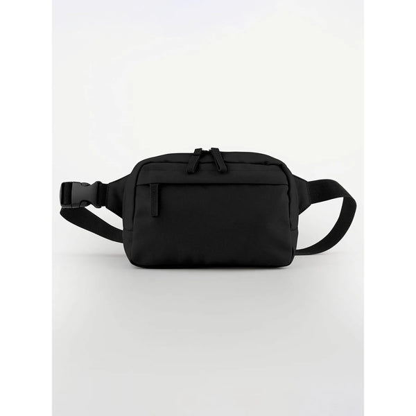 Premium Recycled Cross Body Bag nero - personalizzabile con logo