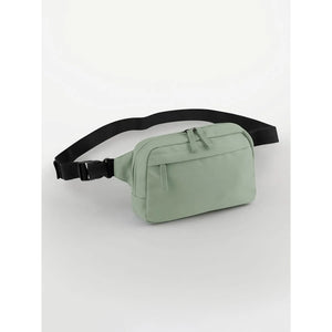 Premium Recycled Cross Body Bag verde - personalizzabile con logo
