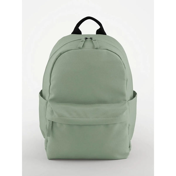 Premium Recycled Mini Backpack verde - personalizzabile con logo