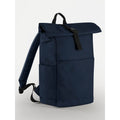 Premium Recycled Roll Top Backpack blu - personalizzabile con logo