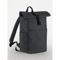 Premium Recycled Roll Top Backpack grigio - personalizzabile con logo