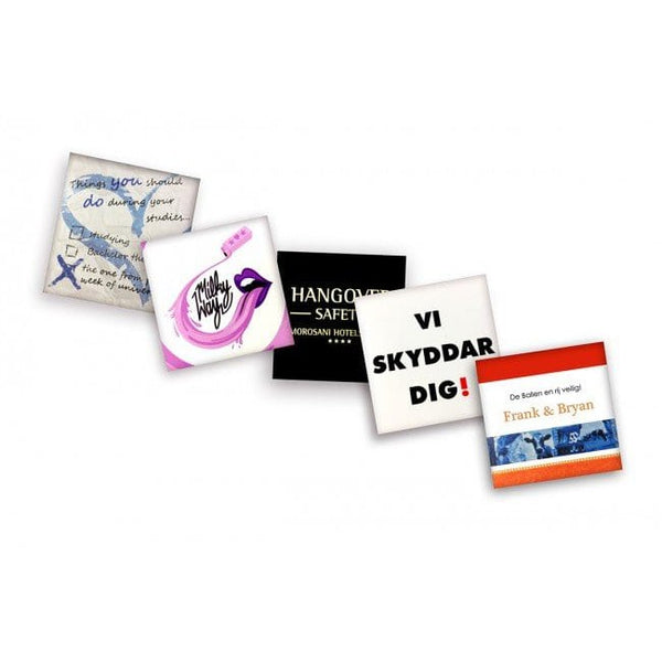 Preservativi personalizzati Rotterdam Case - personalizzabile con logo