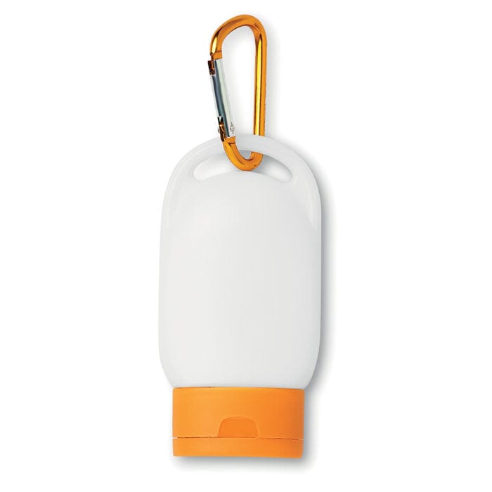 Protezione solare arancione - personalizzabile con logo