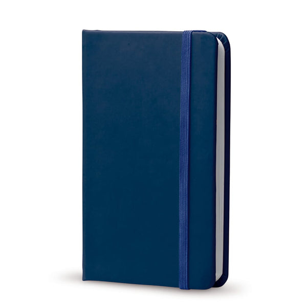PU notebook A6 blu navy - personalizzabile con logo