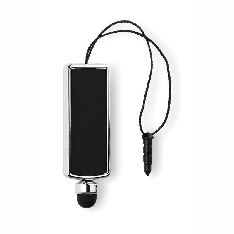 Puntatore Touch Pulisci Schermo Walox nero - personalizzabile con logo
