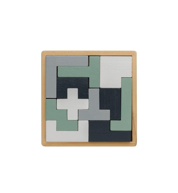 Puzzle in legno Cree marrone - personalizzabile con logo