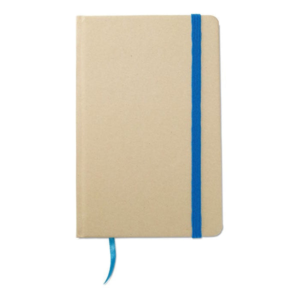 Quaderno (96 pagine bianche) blu - personalizzabile con logo