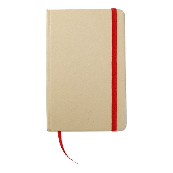 Quaderno (96 pagine bianche) rosso - personalizzabile con logo