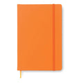 Quaderno A5 96 fogli neutri arancione - personalizzabile con logo