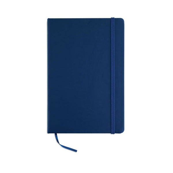 Quaderno A5 96 fogli neutri blu - personalizzabile con logo