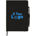 Quaderno A5 con penna - personalizzabile con logo