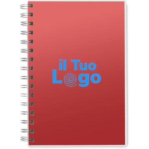 Quaderno A5 con spirale - personalizzabile con logo