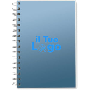 Quaderno A5 con spirale - personalizzabile con logo