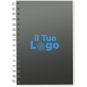 Quaderno A5 con spirale - personalizzabile con logo