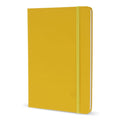 Quaderno A5 in PU con pagine FSC Giallo - personalizzabile con logo