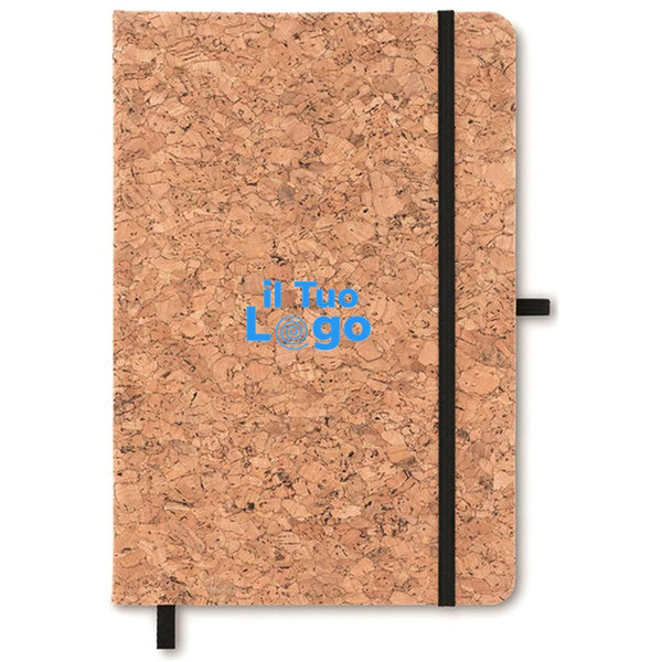 Quaderno A5 in sughero - personalizzabile con logo