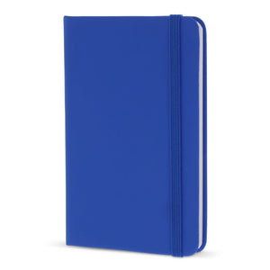 Quaderno A6 in PU con pagine FSC Blu - personalizzabile con logo