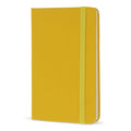 Quaderno A6 in PU con pagine FSC Giallo - personalizzabile con logo