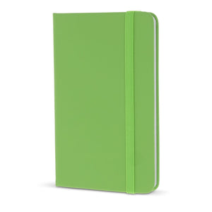 Quaderno A6 in PU con pagine FSC verde - personalizzabile con logo