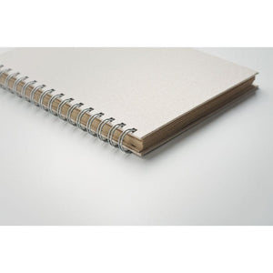 Quaderno ad anelli A5 beige - personalizzabile con logo