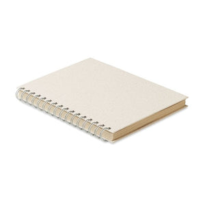 Quaderno ad anelli A5 beige - personalizzabile con logo