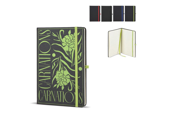 Quaderno Iroko Copertina rigida Laser A5 - personalizzabile con logo