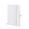 Quaderno PU Sora A6 Bianco - personalizzabile con logo